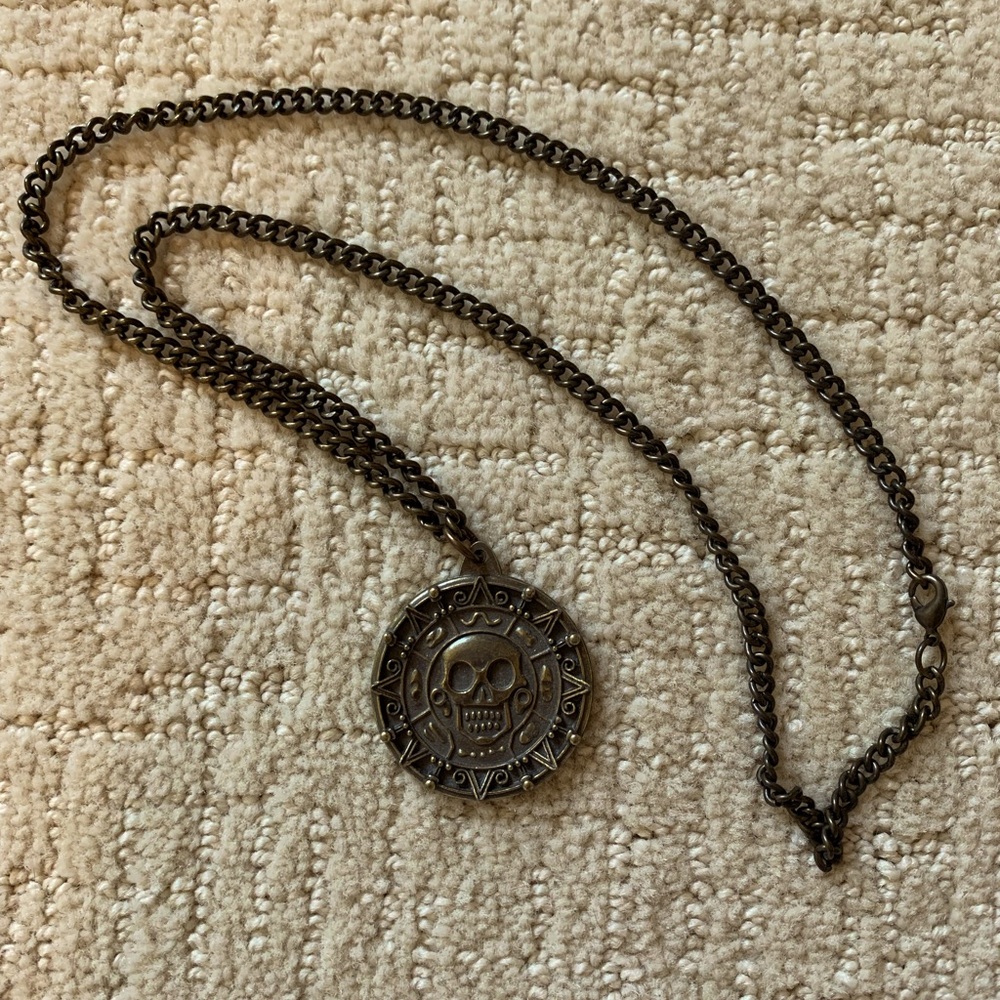 Disney Pirates of the Caribbean Medallion Necklace